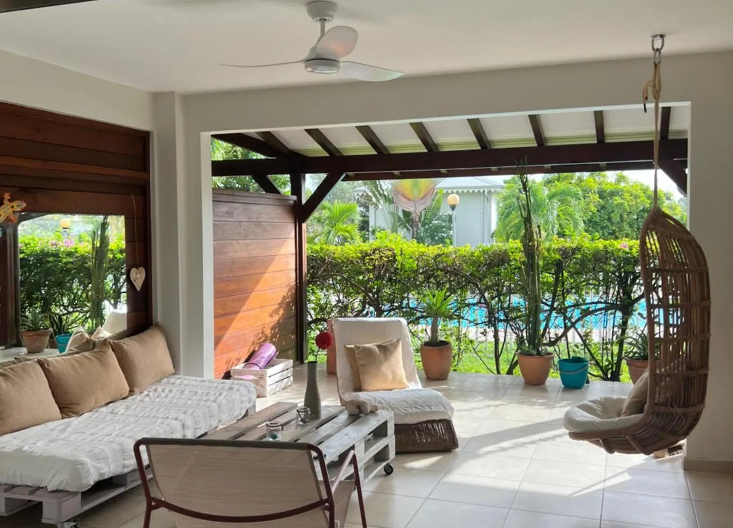 Appartement Cosy Palm&Sable Ле-Труаз-Иле
